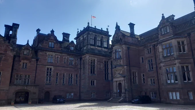 Courtyard at Keele Hall