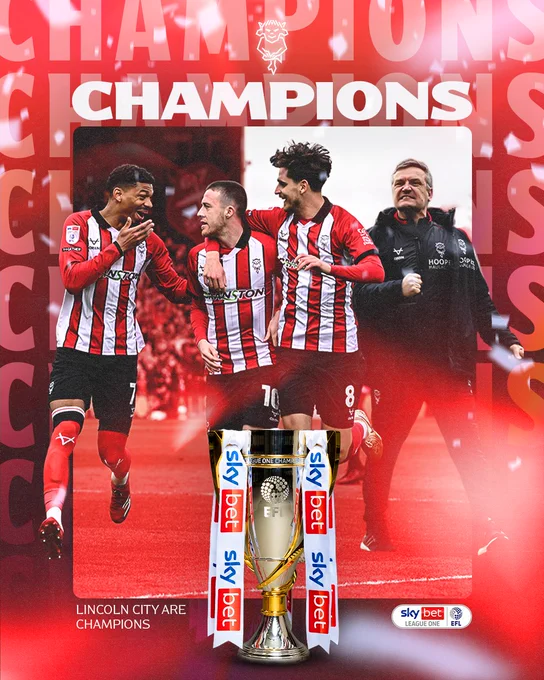 Lincoln City - Sky Bet League One Champions 2025/26