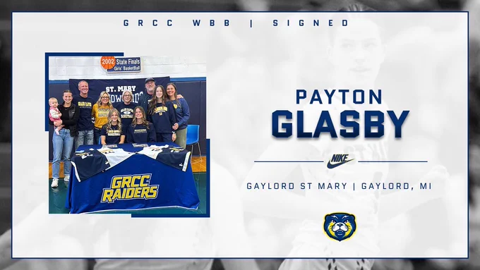 Graphic showing two student athletes and their family members as they sign the National Letter of Intent to play college athletics.