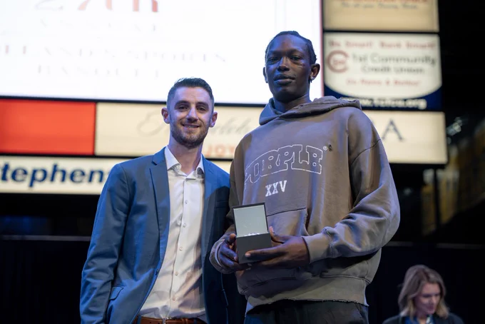 Ashraf Barsham Was Honored As The Recipient For Our Team As Voted On By His Teammates