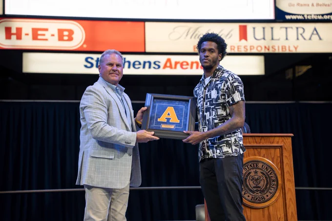Graduating Senior Jesaiah McWright Also Recognized Last Night