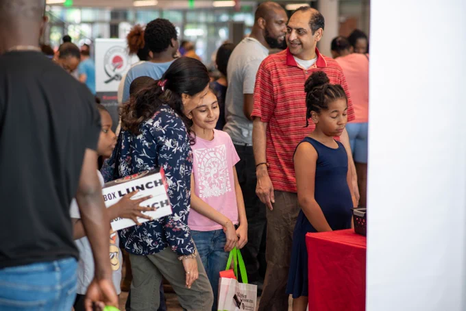 Families attend Henrico Schools' Opportunity Fest in 2025.