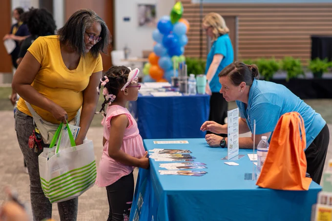 Families attend Henrico Schools' Opportunity Fest in 2025.