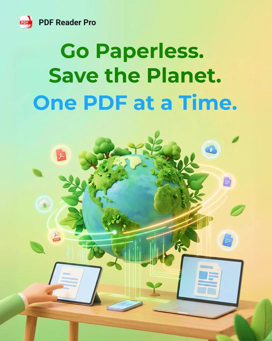 Go paperless with PDF Reader Pro