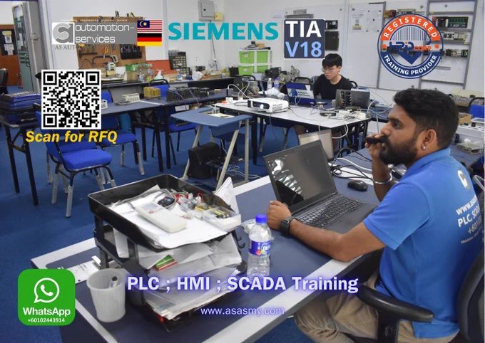 Real #PLCTraining #Siemens #S71200 #HMI #TIAPortalV18 with #handson #wiring #debugging #G120C #Automation #Industrial #Engineers #JohorBahru #Skills RFQ: asasmy.com/rfq