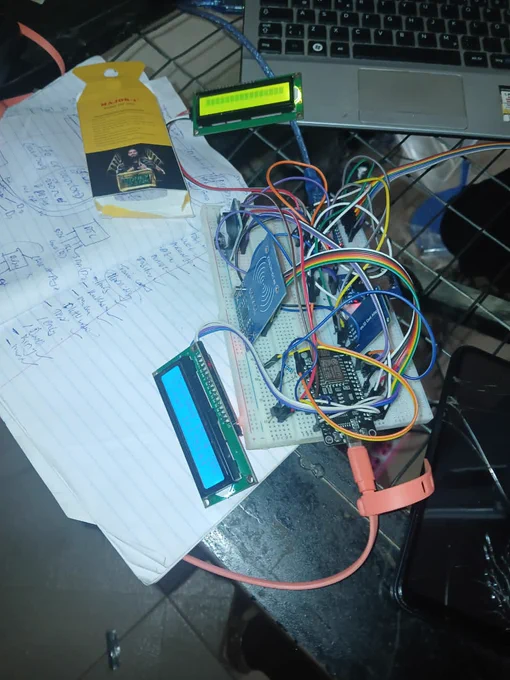 The electronic components