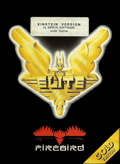 Retail box (front) of Tatung Einstein Elite (Merlin Software, 1987).