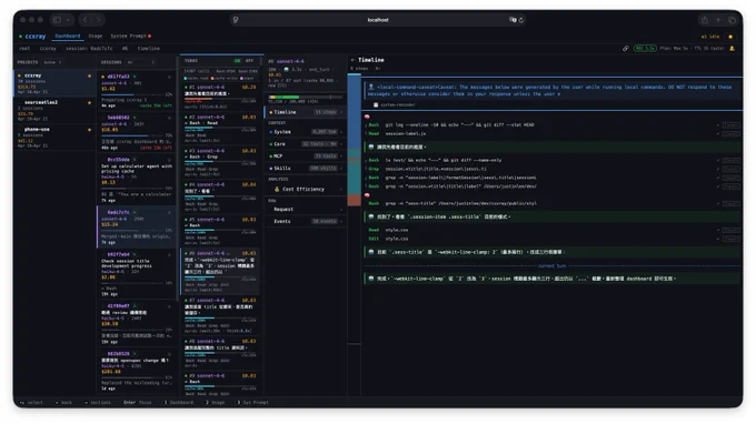 ccxray dashboard