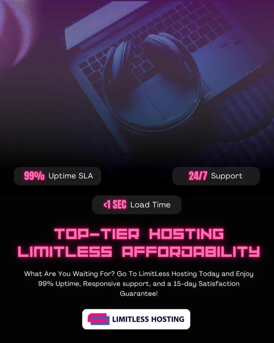 Limitless Hosting, Host without worries