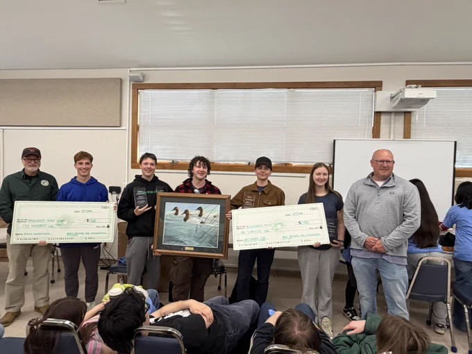 Envirothon Winners from Broadneck HS - students scored exceptionally in exams on soils, aquatic, forestry, wildlife, and non-point source pollution.  Congratulations to the next generation of conservation!