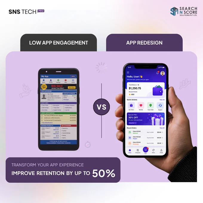 Low app engagement vs High App engagement