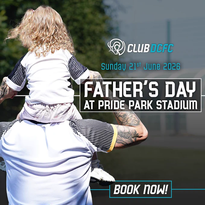 Father's Day 2026 at Pride Park Stadium.  