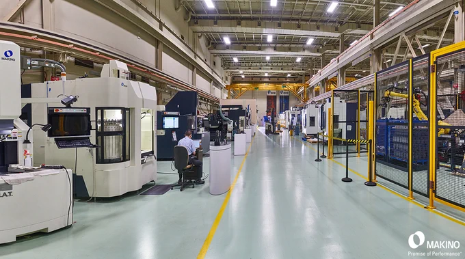 The Integration Bay at Makino's North American Headquarters in Mason, OH. 

Makino
Promise of Performance