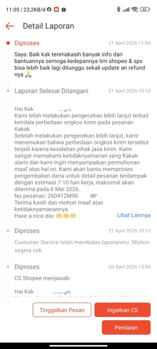 Gue sudah menerapkan untuk selalu komplain dengan sopan & template. Balesan gue ini juga sudah termasuk template supaya laporan dan kasusnya gak ditutup/selesai sepihak jadi harus ada bales balesan sehari 1 gt