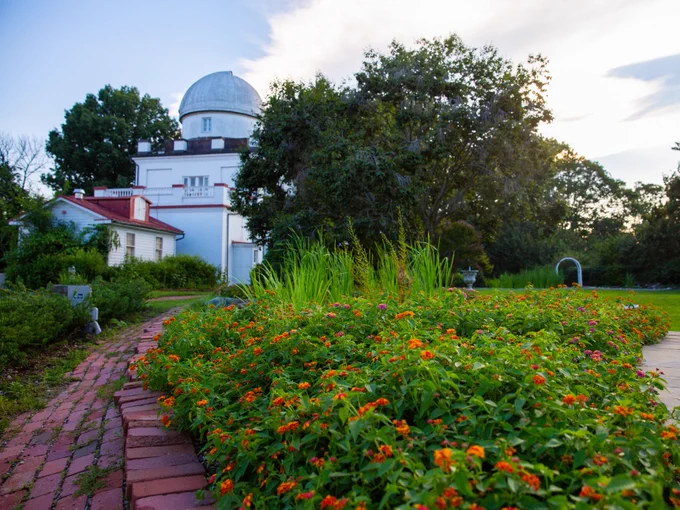 observatory in summer 