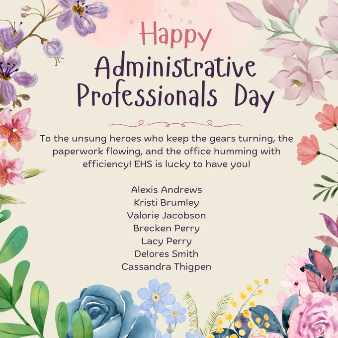 Happy admin profession day to the ladies who keep the office running