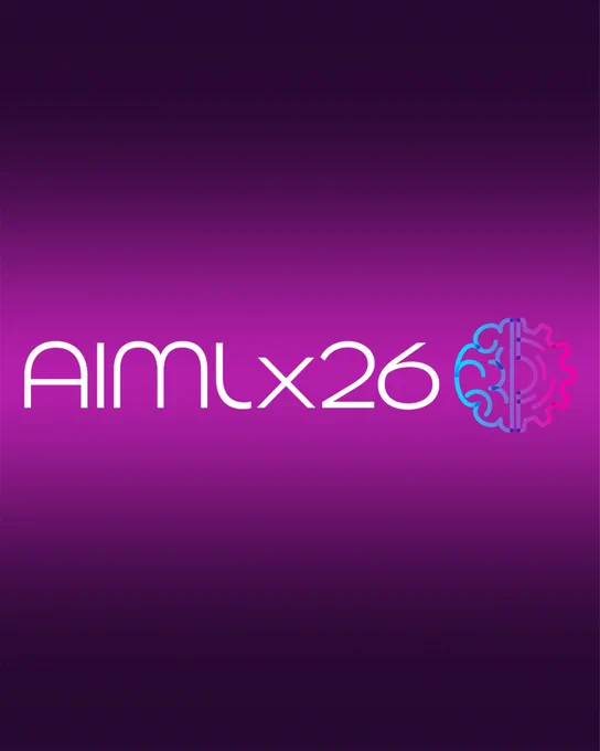 AIMLx26 promotional graphic.