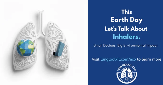 🌍 This #EarthDay let’s talk about inhalers & their environmental impact. Check out lungtoolkit.com/eco to view conversation aids that compare inhaler carbon footprints, reflect patient priorities & support climate-conscious prescribing: 🌱 #PlanetaryHealth #Asthma #COPD