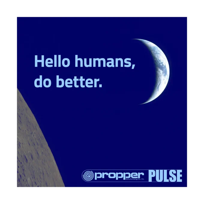 The connection between the health of our planet and the health of our people is inseparable. As Artemis II gives us a rare perspective on the fragility of the world that sustains us all.

#EarthDay #ArtemisII #HumanHealth #Sustainability #PropperPulse