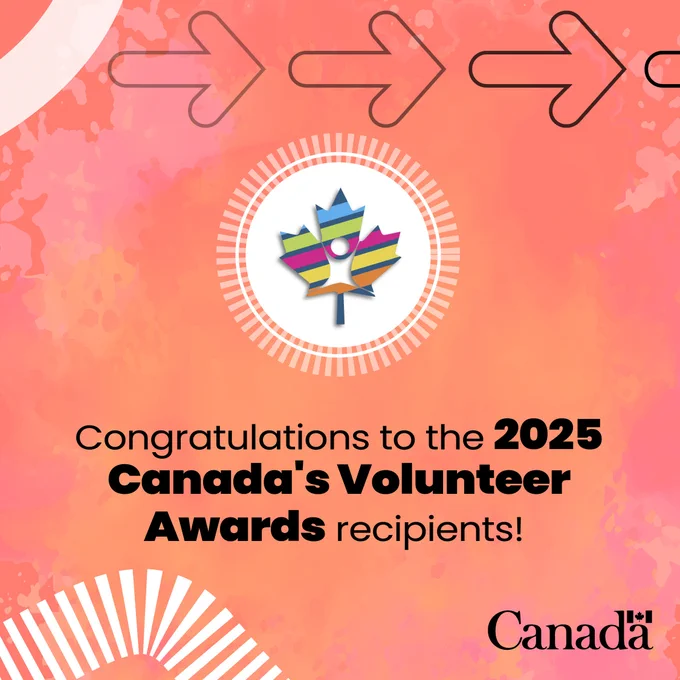 Congratulations to the 2025 Canada's Volunteer Awards recipients!