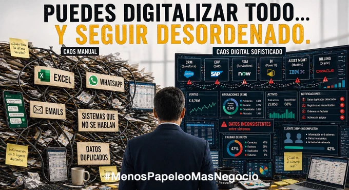 Puedes digitalizar todo...y seguir desordenado