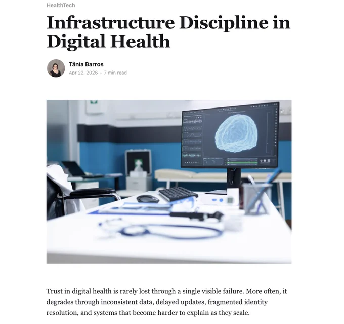 Trust in HealthTech Is Engineered

AI does not break digital health platforms.

Infrastructure does.

Interoperability without discipline is fragile.

Cybersecurity without architecture is exposure.

Trust is engineered.

Read our full article:

👉 https://blog.glazedsolutions.com/infrastructure-discipline-in-digital-health/ 

The Operational Truth Behind Proactive Healthcare 👉 https://blog.glazedsolutions.com/proactive-healthcare/ 

#HealthTech #DigitalHealth #HealthIT #HealthcareLeadership #GlazedSolutions