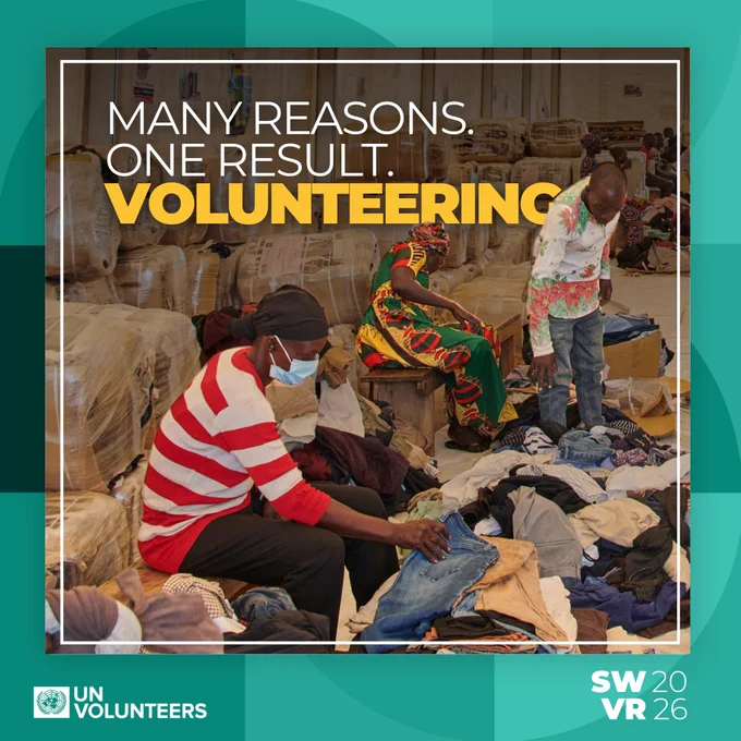 many reasons, one result, volunteering