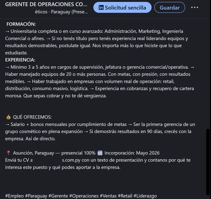 Experiencia en cobranzas y recupero de cartera morosa. Que sepas cobrar y no te dé vergüenza.