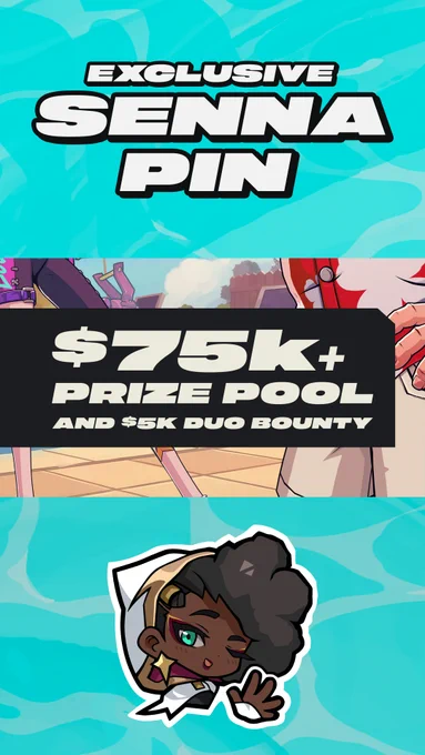 2XKO competitors at Evo 2026 can collect an exclusive Senna pin. The pin design shows a chibi version of Senna waving at the viewer. Evo competitors will also split a $75K  prize pool, and the top placing duo will collect a $5K Duo Bounty.
