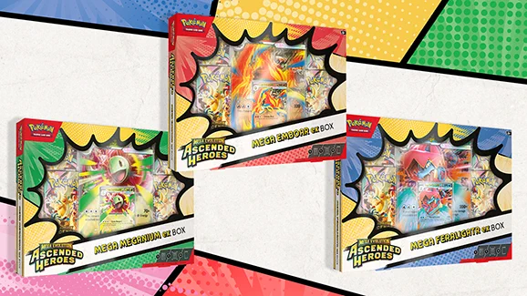 Pokemon TCG Ascended Heroes Mega ex Boxes