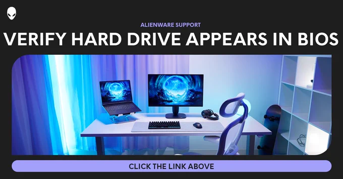 Verify Hard Drive Appears in BIOS