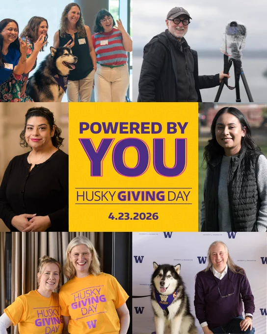 It's Today - Husky Giving Day - Gallery of students and staff involved with scholarships