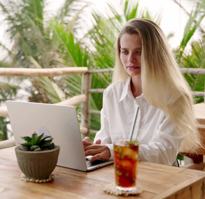 Woman on Laptop