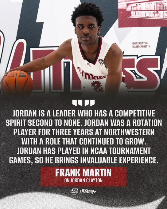 Coach Martin speaks on Jordan Clayton, touching on his competitive spirit second to none and how his experience at Northwestern is invaluable