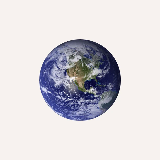 A picture of the planet Earth, the only known planet in the universe to harbor life.