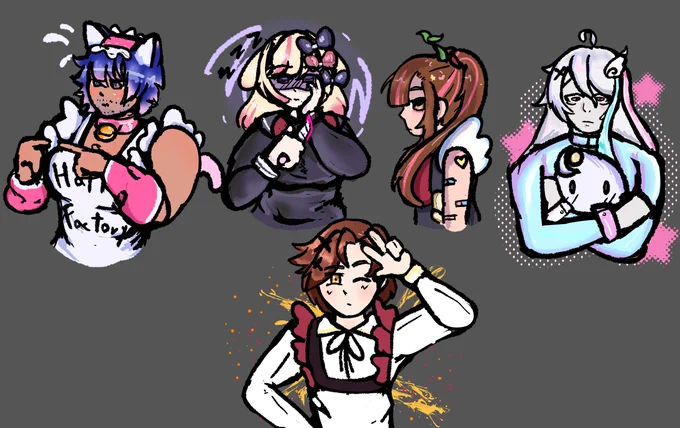 seba: p-chan
chrome: dark angel
Yami y magic: ame chan
eclipse: Kangel 