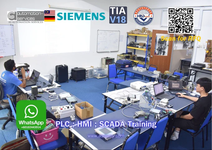 Real-world #PLCTraining #Siemens #S71200 #HMI #TIAPortalV18 with #industrial #wiring #debugging #G120C #handson #Automation #Engineers #JohorBahru #Skills RFQ: asasmy.com/rfq