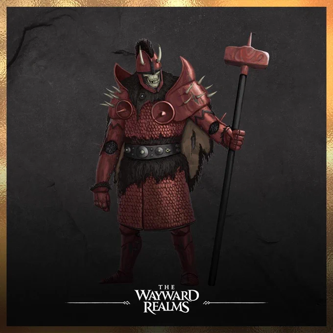 Ork Death Knight from The Wayward Realms