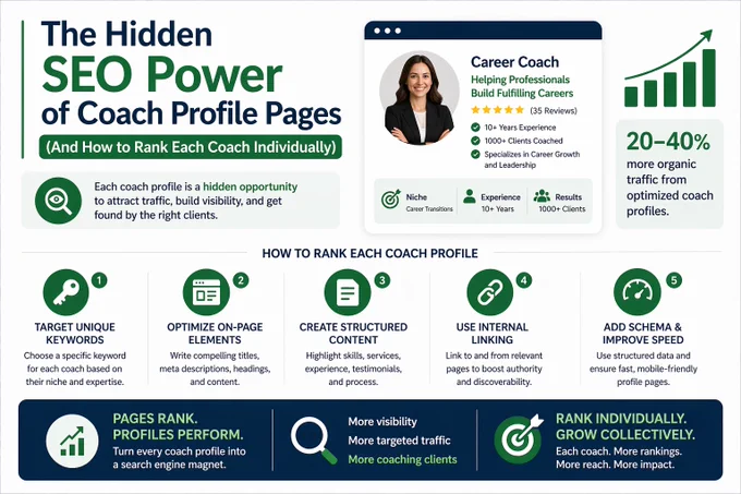 The Hidden SEO Power of Coach Profile Pages (And How to Rank Each Coach Individually)