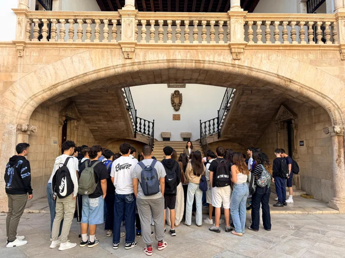 Estudiants de l'IES Capdepera (Mallorca).