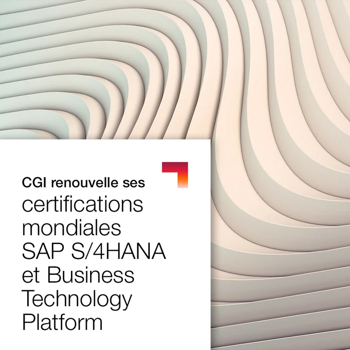 Nous avons obtenu le renouvellement de nos certifications SAP pour nos opérations mondiales SAP S/4HANA et SAP Business Technology Platform (BTP). 