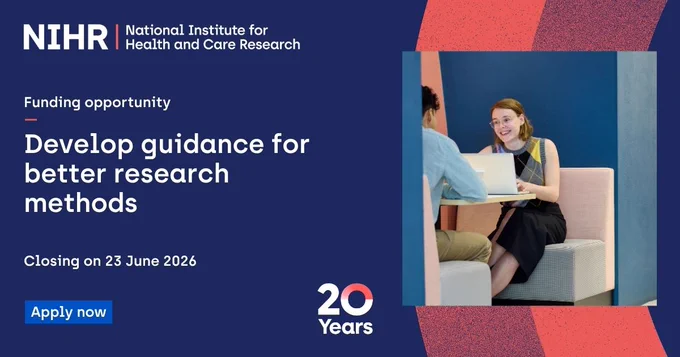Funding opportunity: Develop guidance for better research methods. Closing on 23 June 2023. Apply now.