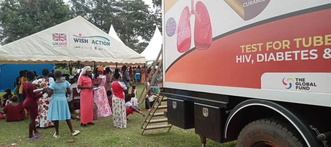 Testing services for non communicable diseases were also available. 