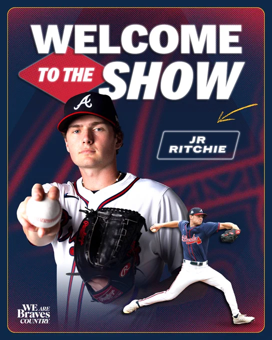 Welcome to the Show, JR Ritchie! 