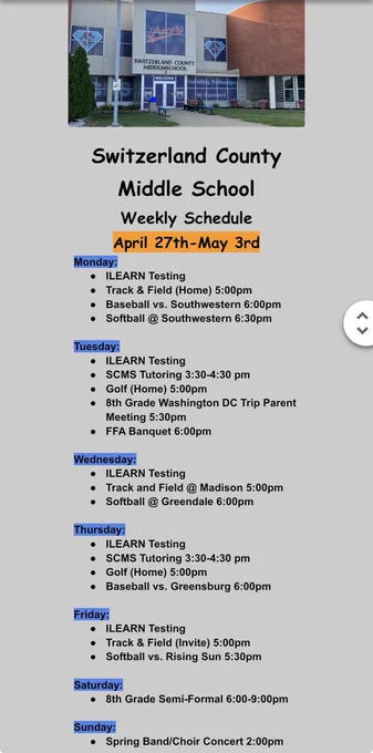 next week