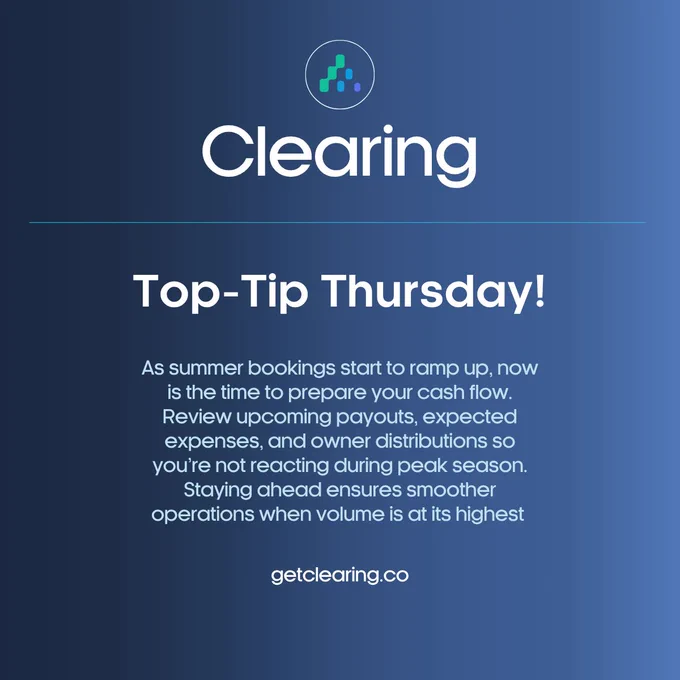 Get Ahead of Summer Cash Flow Now With Clearing. 