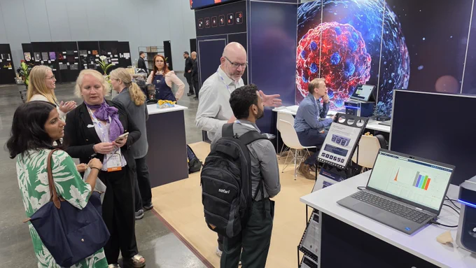 Particle Metrix booth with team at ISEV 2026 showcasing our NTA technology