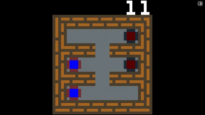 Level 11 from the game One Box, Blue Box
