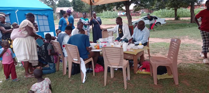 Medical Teams from Bulamagi Health Center III were available to provide services to the community. 
