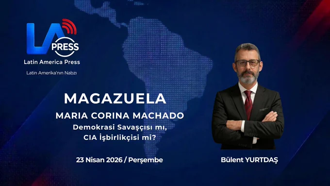 2002 yılında Chavez'e darbe planı, 2019'da Maduro'ya darbe planı, 2024 seçimlerinde yasaklı, 2025 yılında Nobel ödüllü. MAGAZUELA lakaplı Maria Corina Machado bir demokrasi savaşçısı mı, CIA işbirlikçisi mi?
https://youtu.be/k5k2rWc8hz8